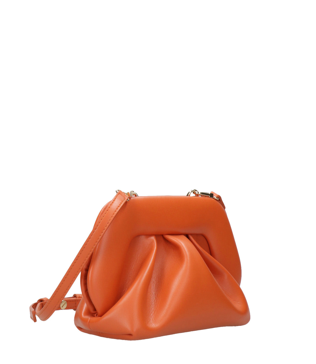 Themoirè | Clutch Gea Arancio scuro
