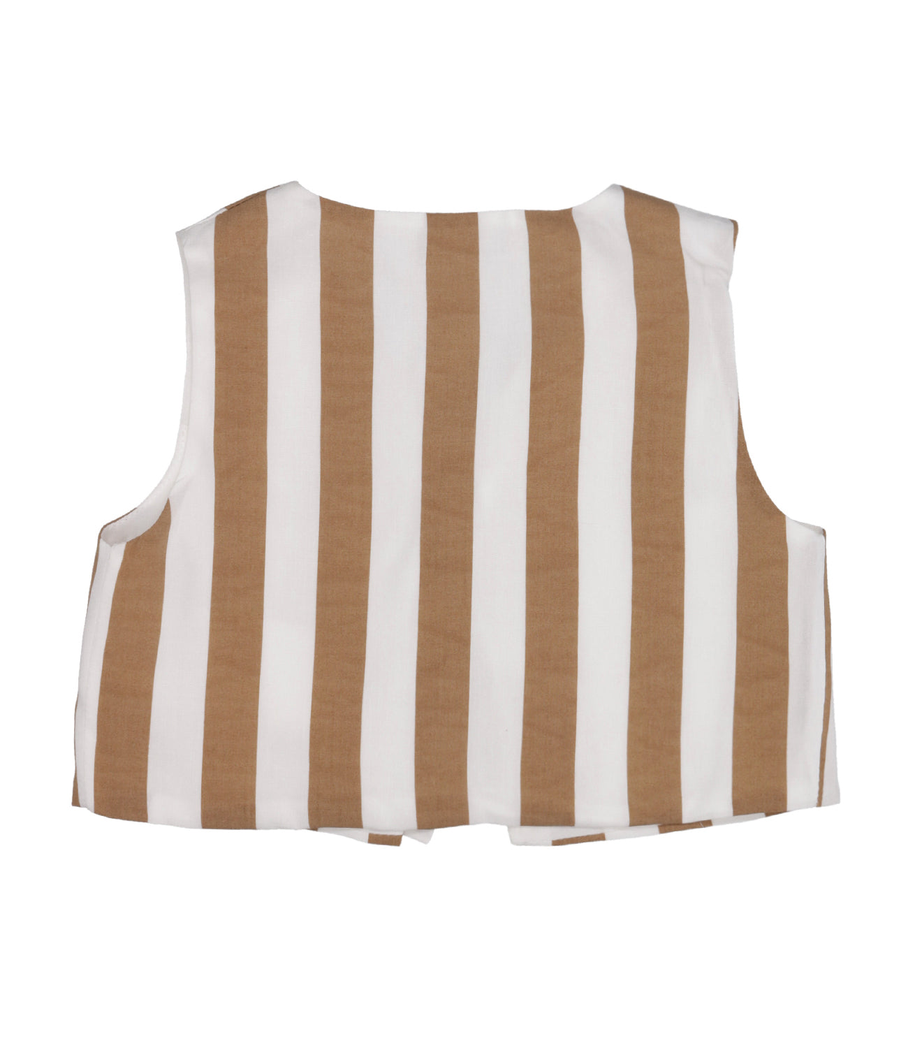 U é By Miss Grant | Gilet Nocciola Bianco
