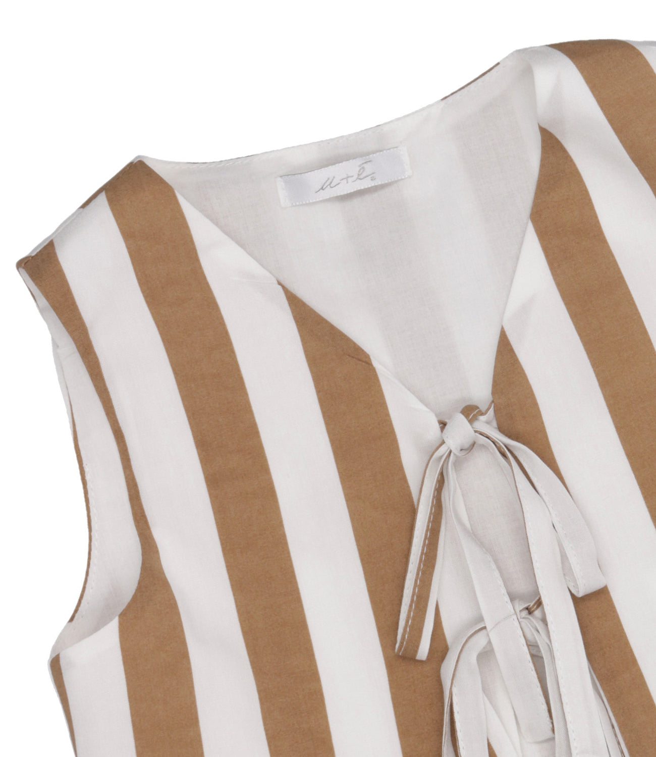 U é By Miss Grant | Gilet Nocciola Bianco