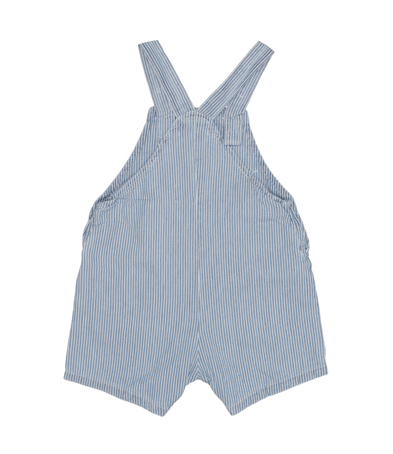 1 in the family | Salopette short Azzurro Bianco