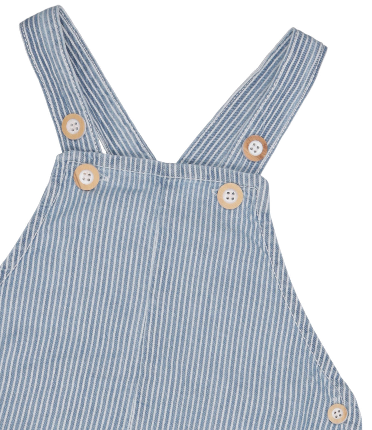 1 in the family | Salopette short Azzurro Bianco