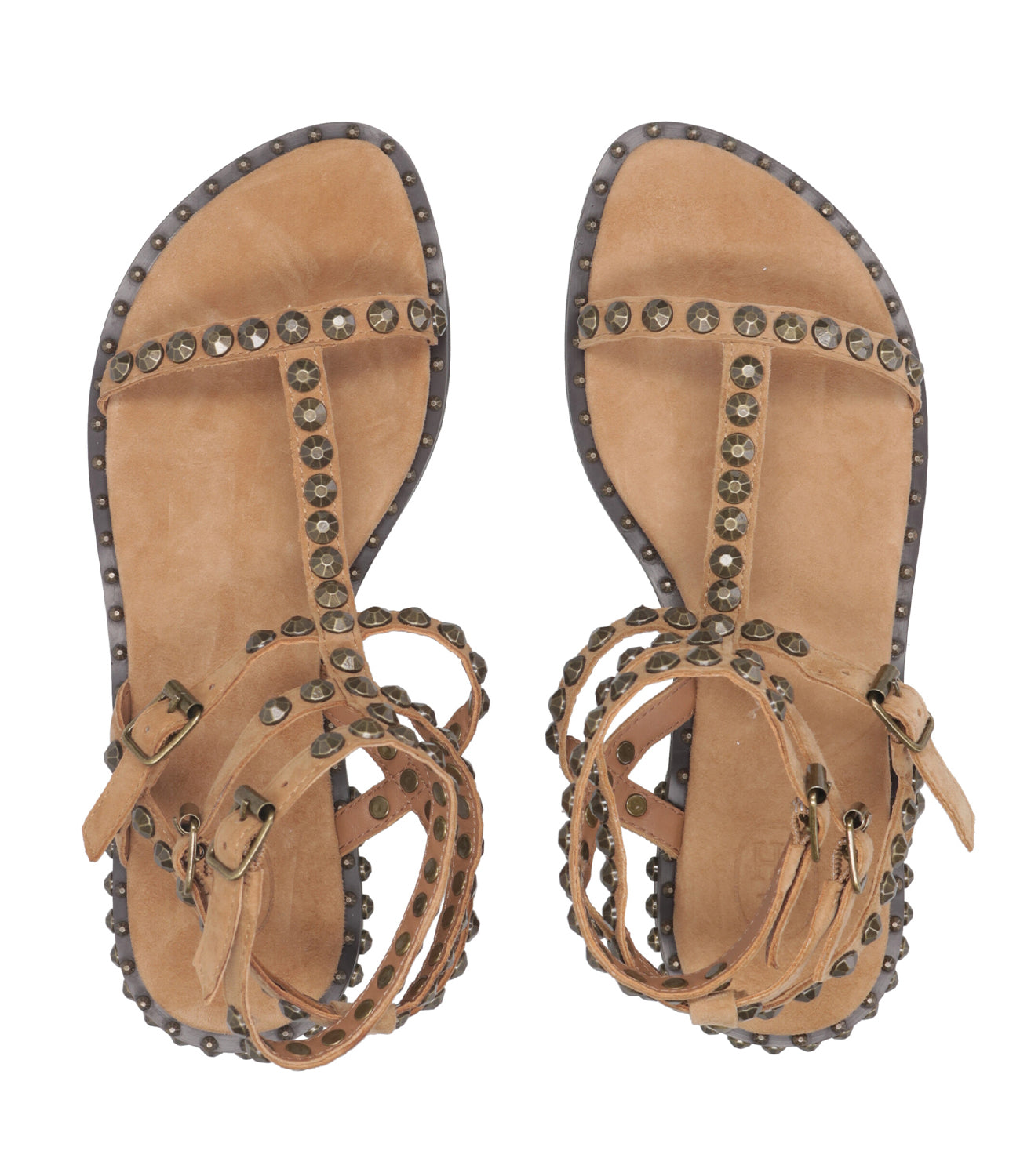 Ash Main | Sandalo Play Beige Bronzo