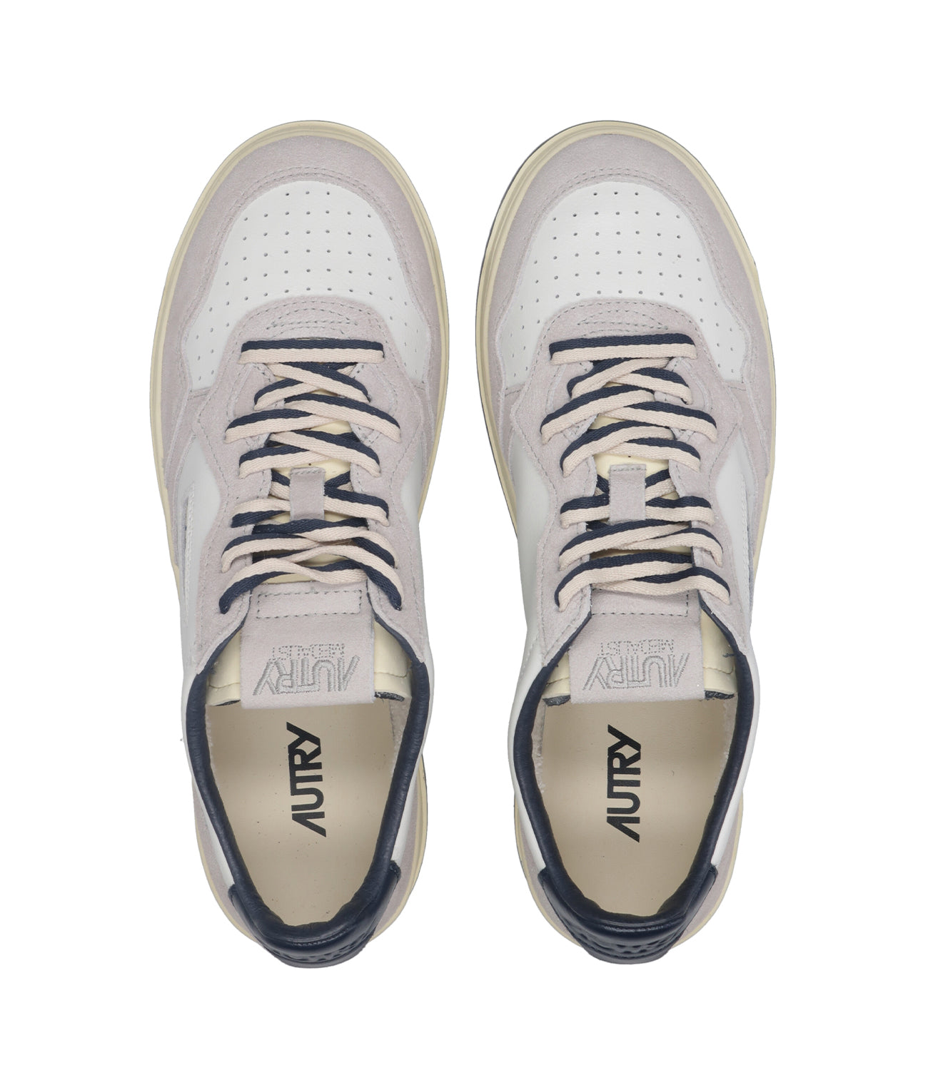 Autry | Sneakers Medalist Low Man Bianco e Grigio