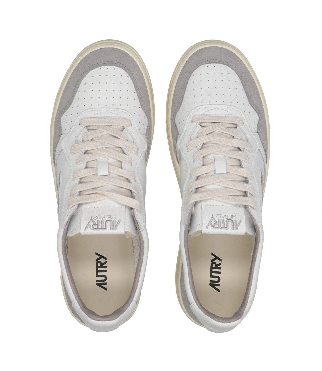 Autry | Sneakers Medalist Low Man Bianco Grigio