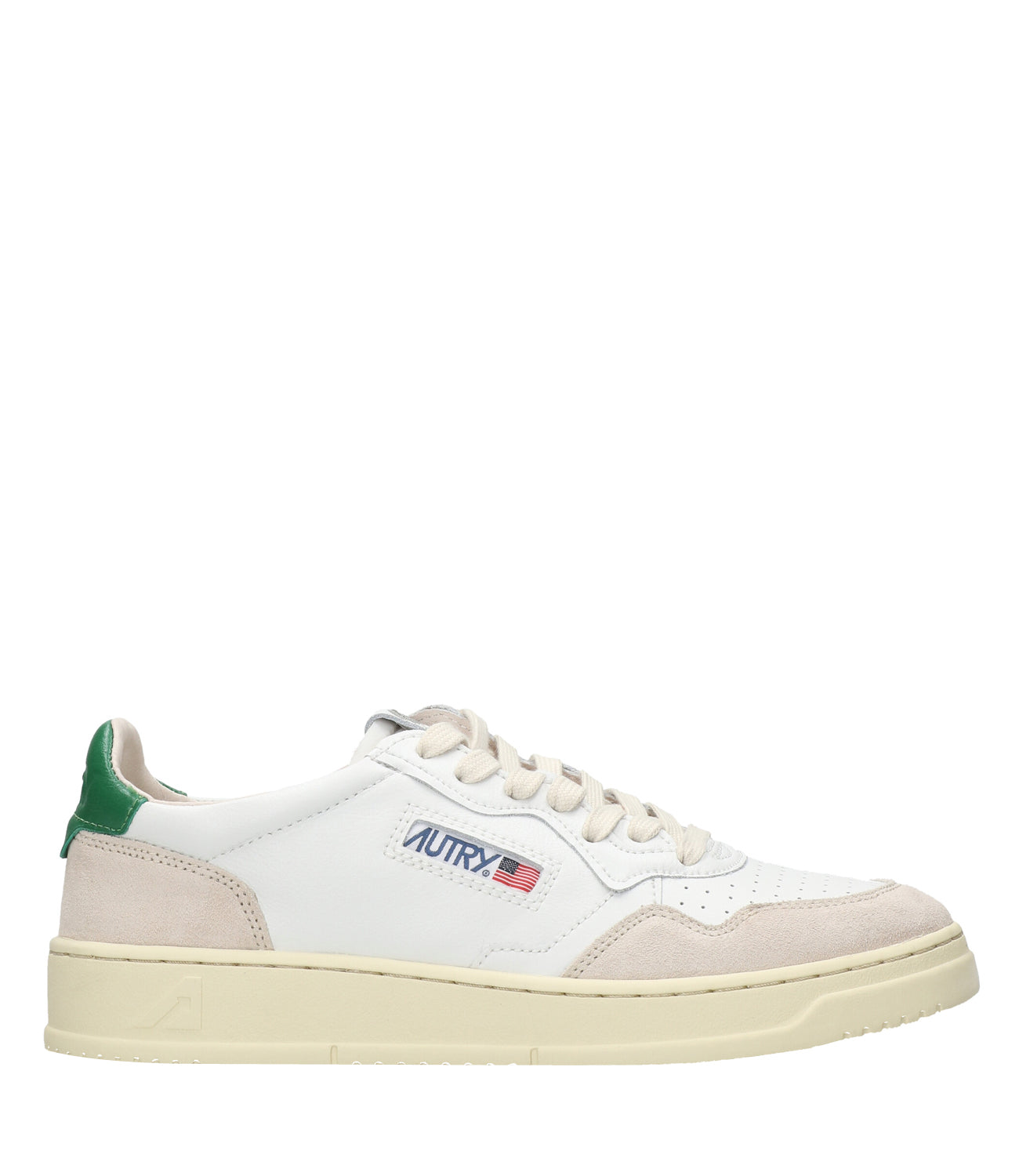 Autry | Sneakers Medalist Low Man Bianca e Verde