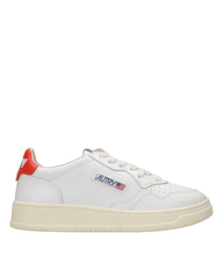 Autry | Sneakers Medalist Low Man Bianco Arancio