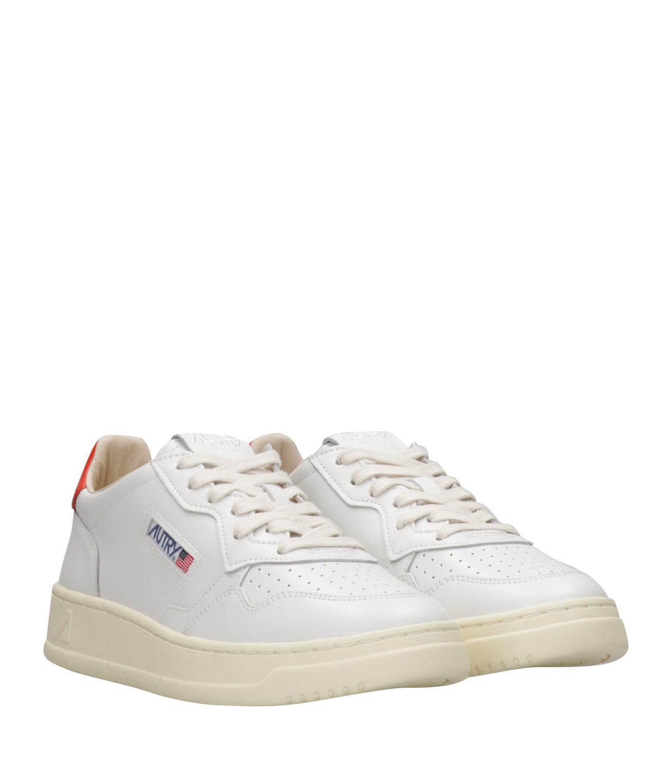 Autry | Sneakers Medalist Low Man Bianco Arancio