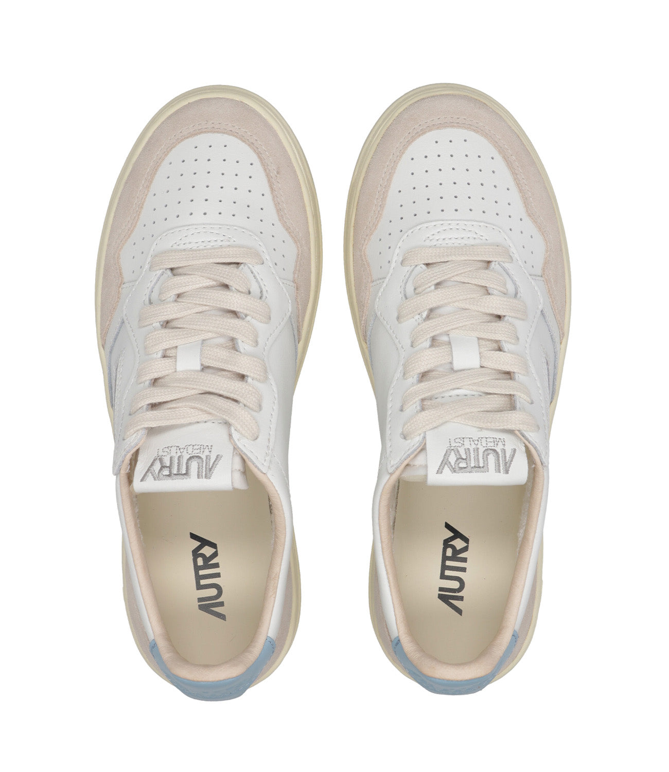 Autry | Sneakers Medalist Low Woman Bianca e Celeste
