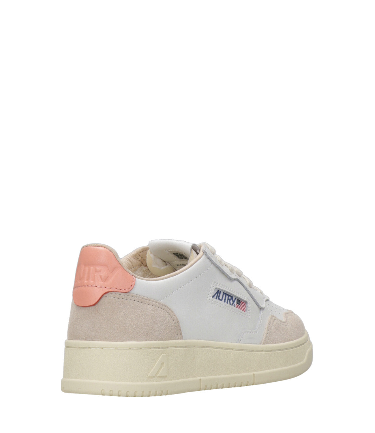 Autry | Sneakers Medalist Low Woman Bianca e Pesca
