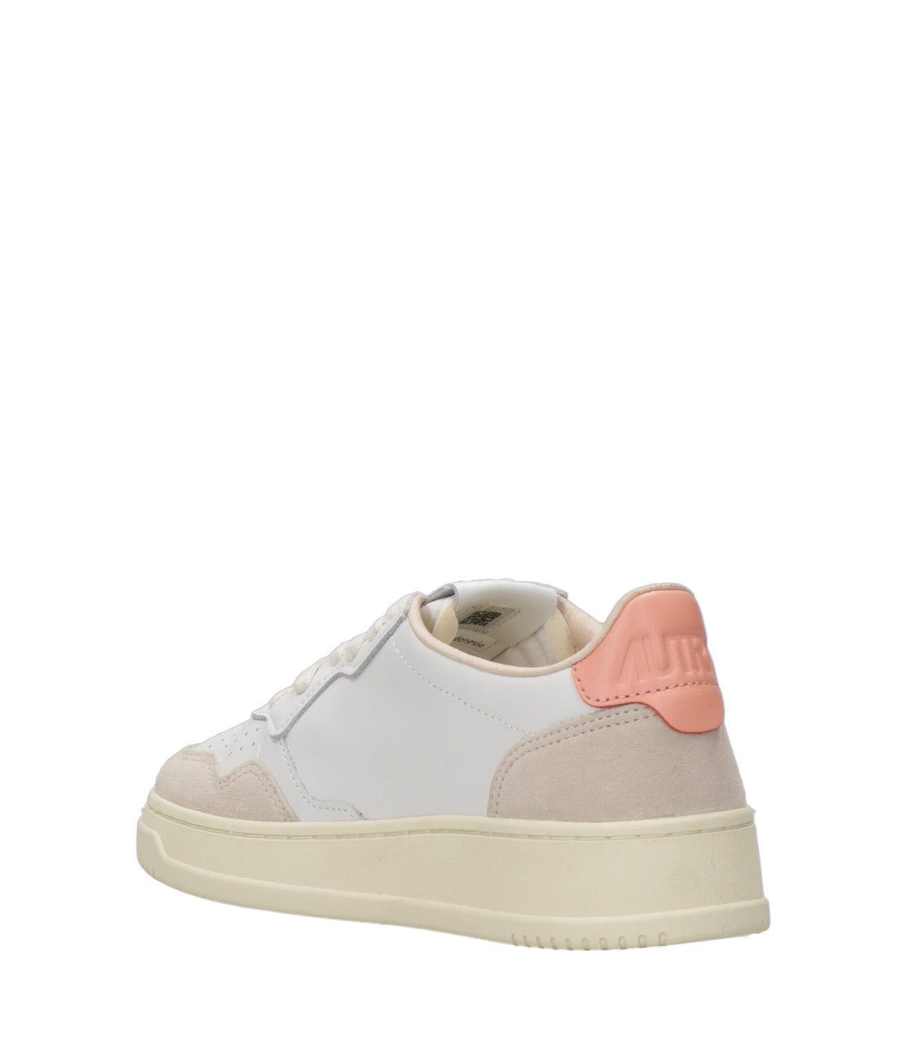Autry | Sneakers Medalist Low Woman Bianca e Pesca