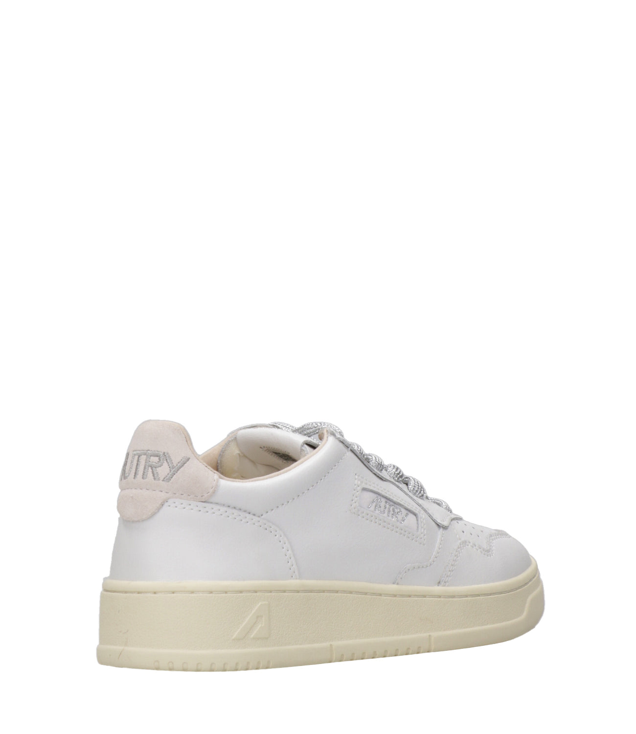Autry | Sneakers Medalist Low Wom Lea Bianco e Cipria
