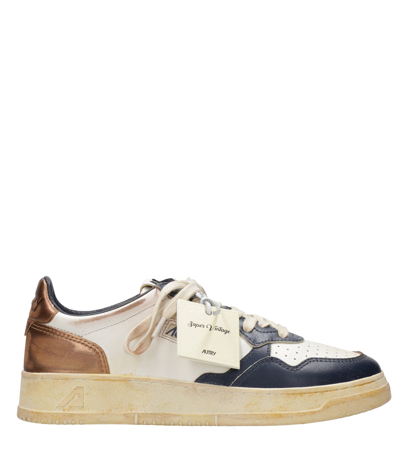 Autry | Sneakers Supvint Low Man Bianco Blu Marrone
