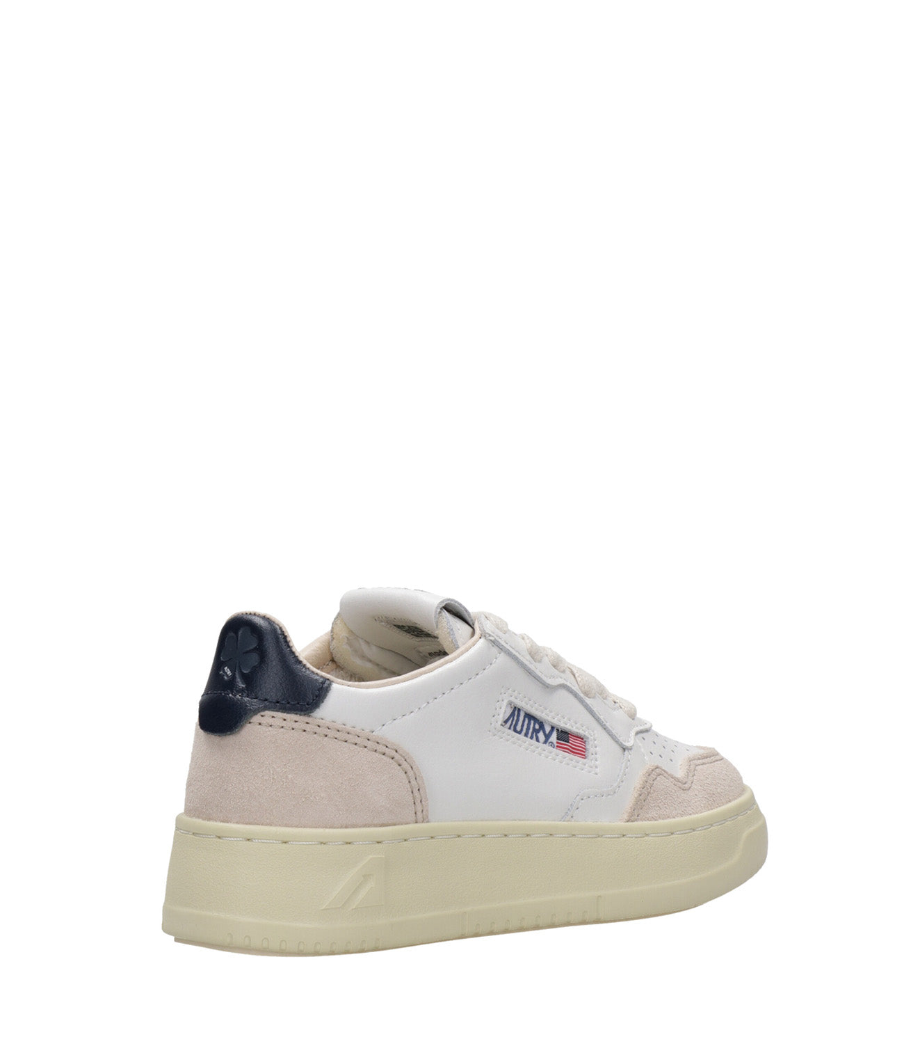 Autry Kids | Sneakers Medalist Low Bianco e Blu navy