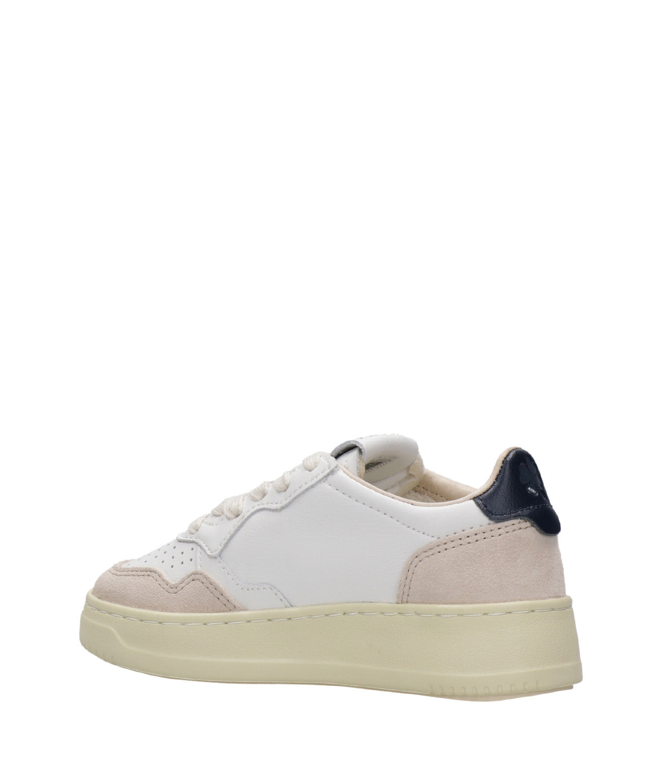 Autry Kids | Sneakers Medalist Low Bianco e Blu navy