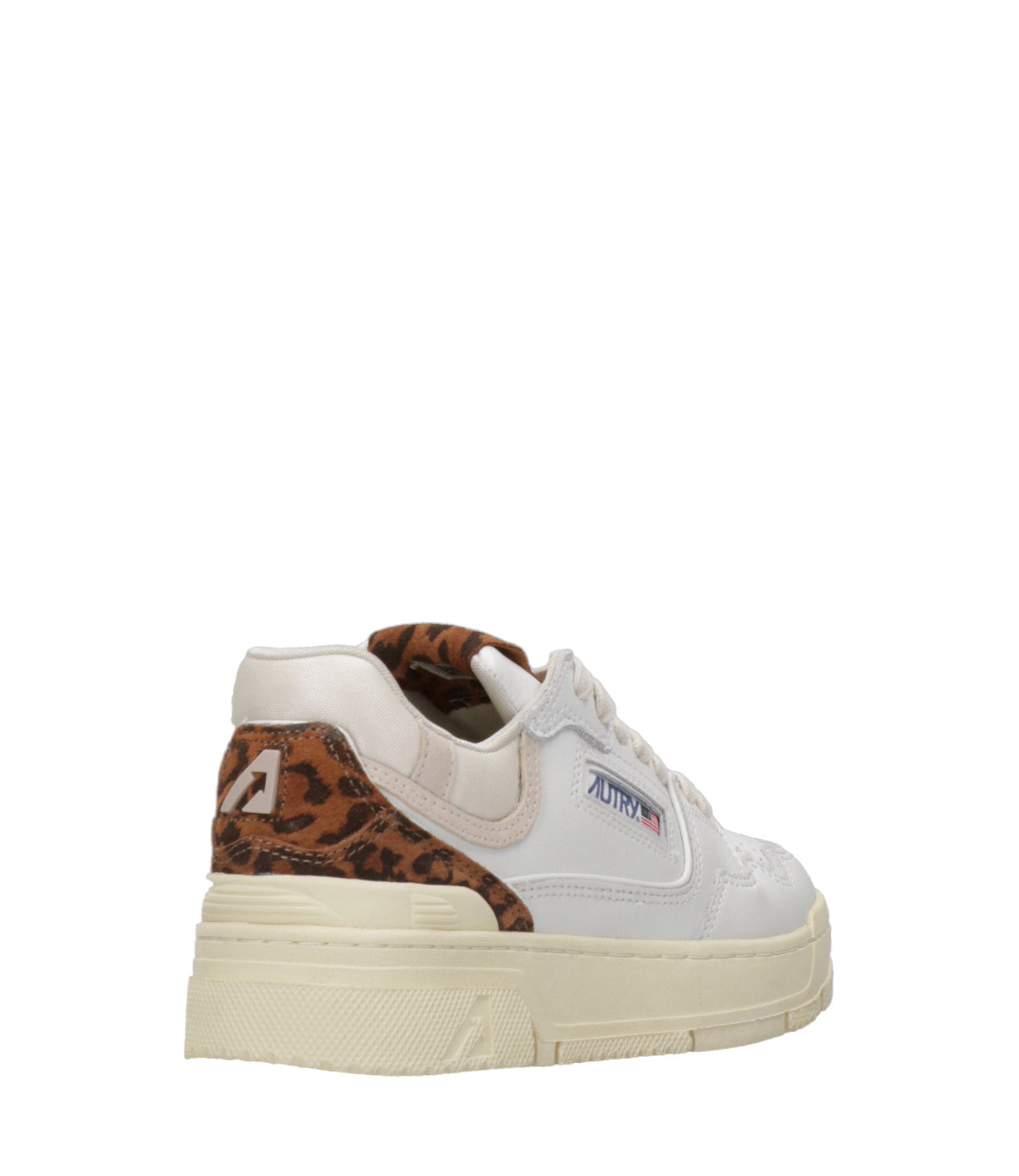 Autry | Sneakers CLC Low Woman Bianca e Leopardo