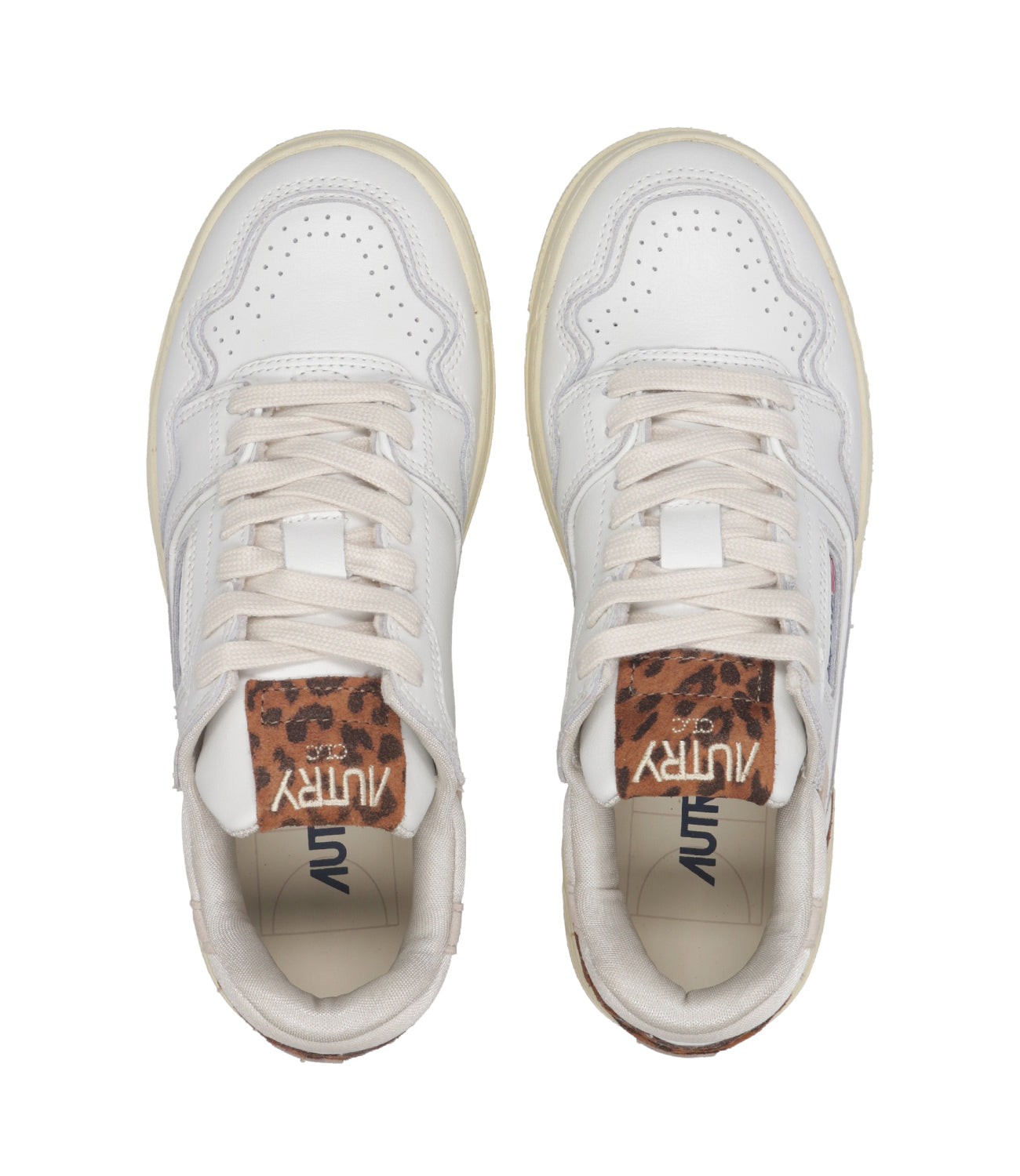 Autry | Sneakers CLC Low Woman Bianca e Leopardo