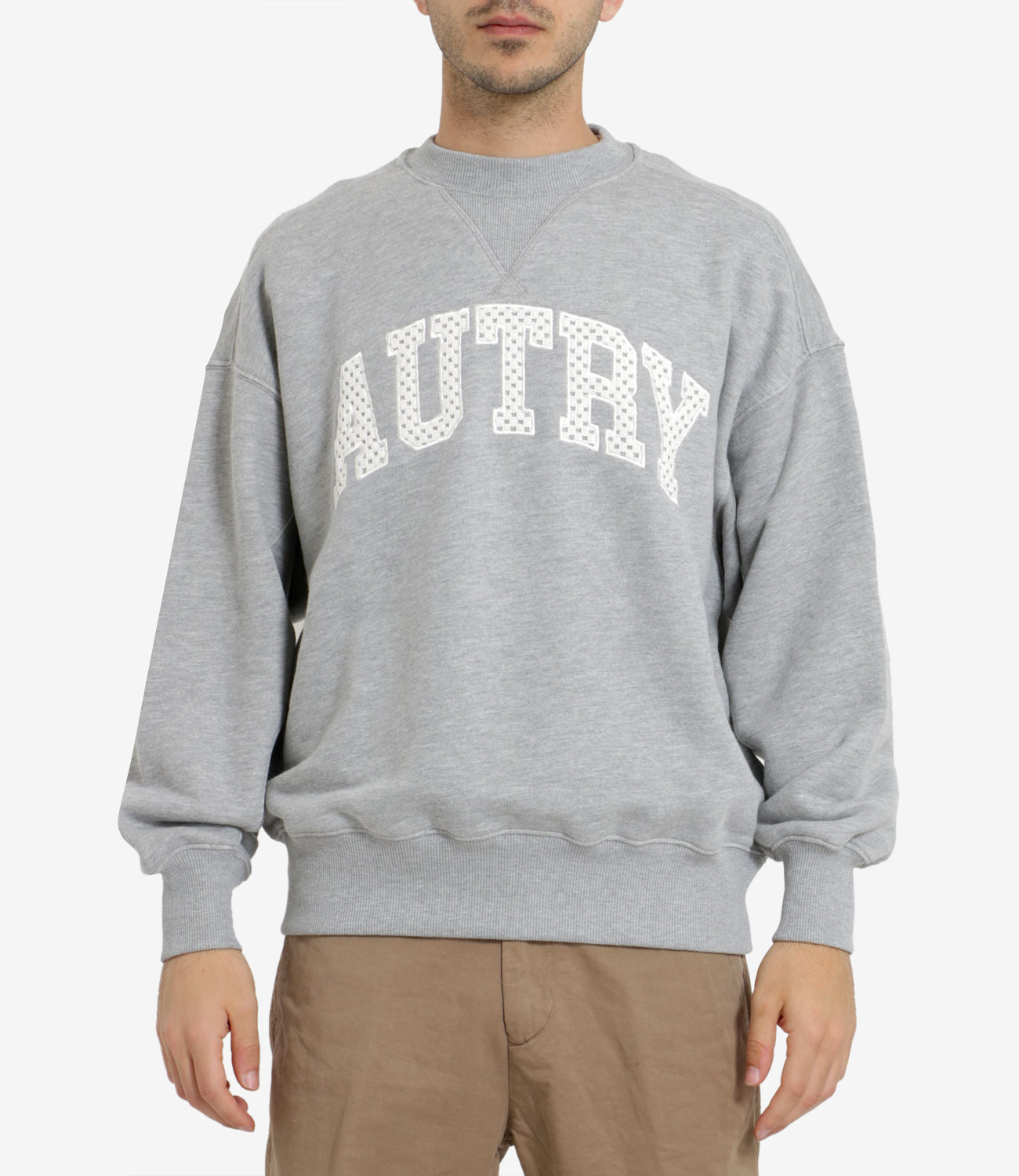 Autry | Felpa Hoodie Zip Main Grigio scuro