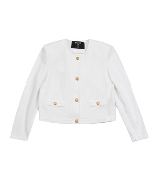 Balmain Kids | Giubbotto Bianco