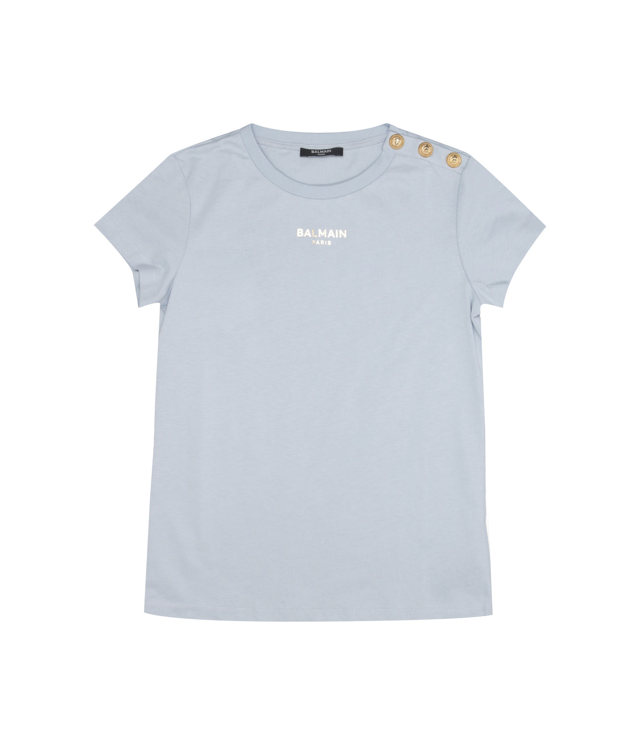 Balmain Kids | T-Shirt Celeste Oro