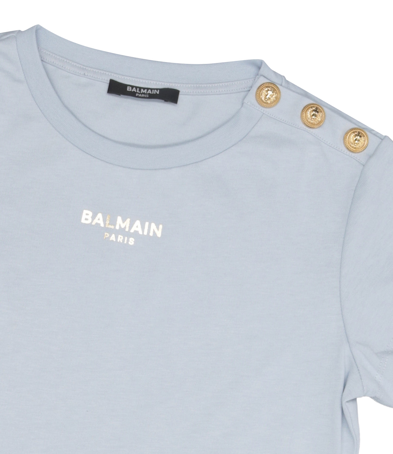 Balmain Kids | T-Shirt Celeste Oro