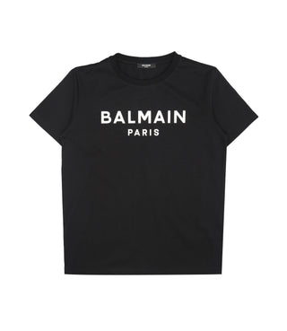 Balmain Kids | T-Shirt Nero Bianco