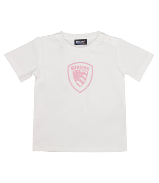 Blauer Junior | T-Shirt Fox Bianco Rosa