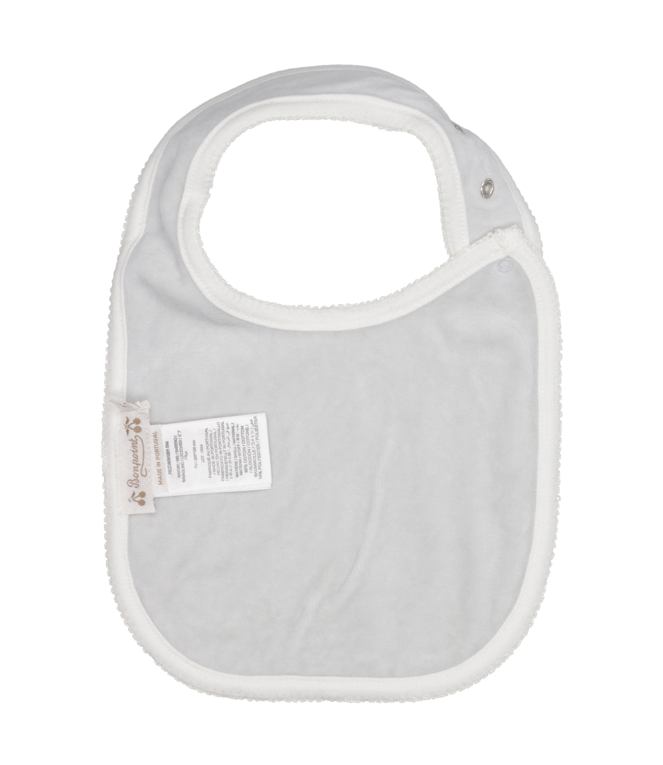 Bonpoint | Bavaglino Bianco e Grigio