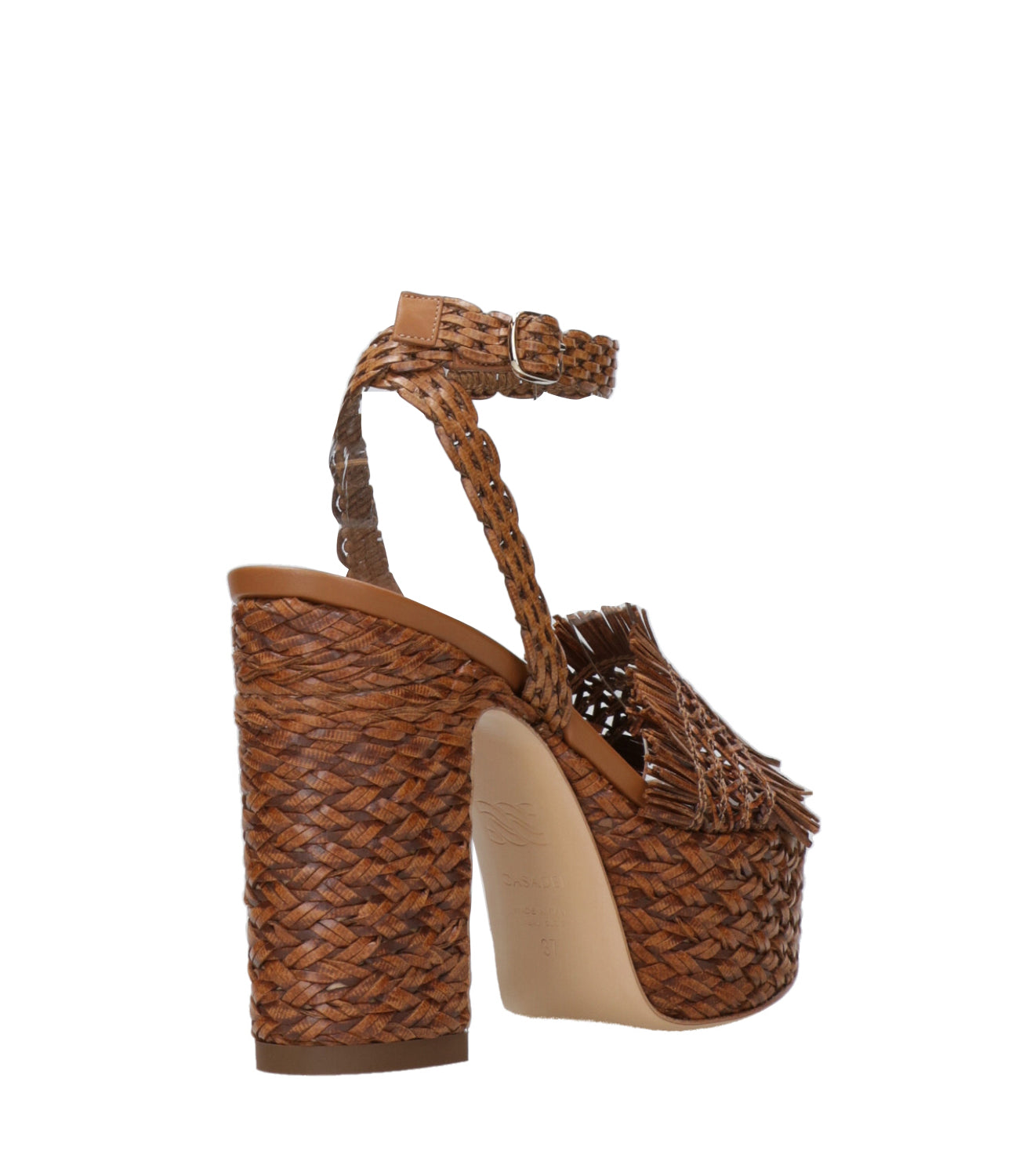 Casadei | Sandalo Platform Madagascar Cuoio