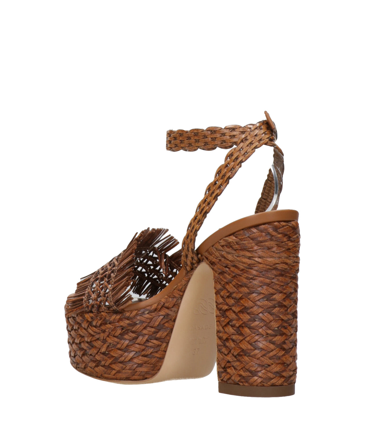 Casadei | Sandalo Platform Madagascar Cuoio