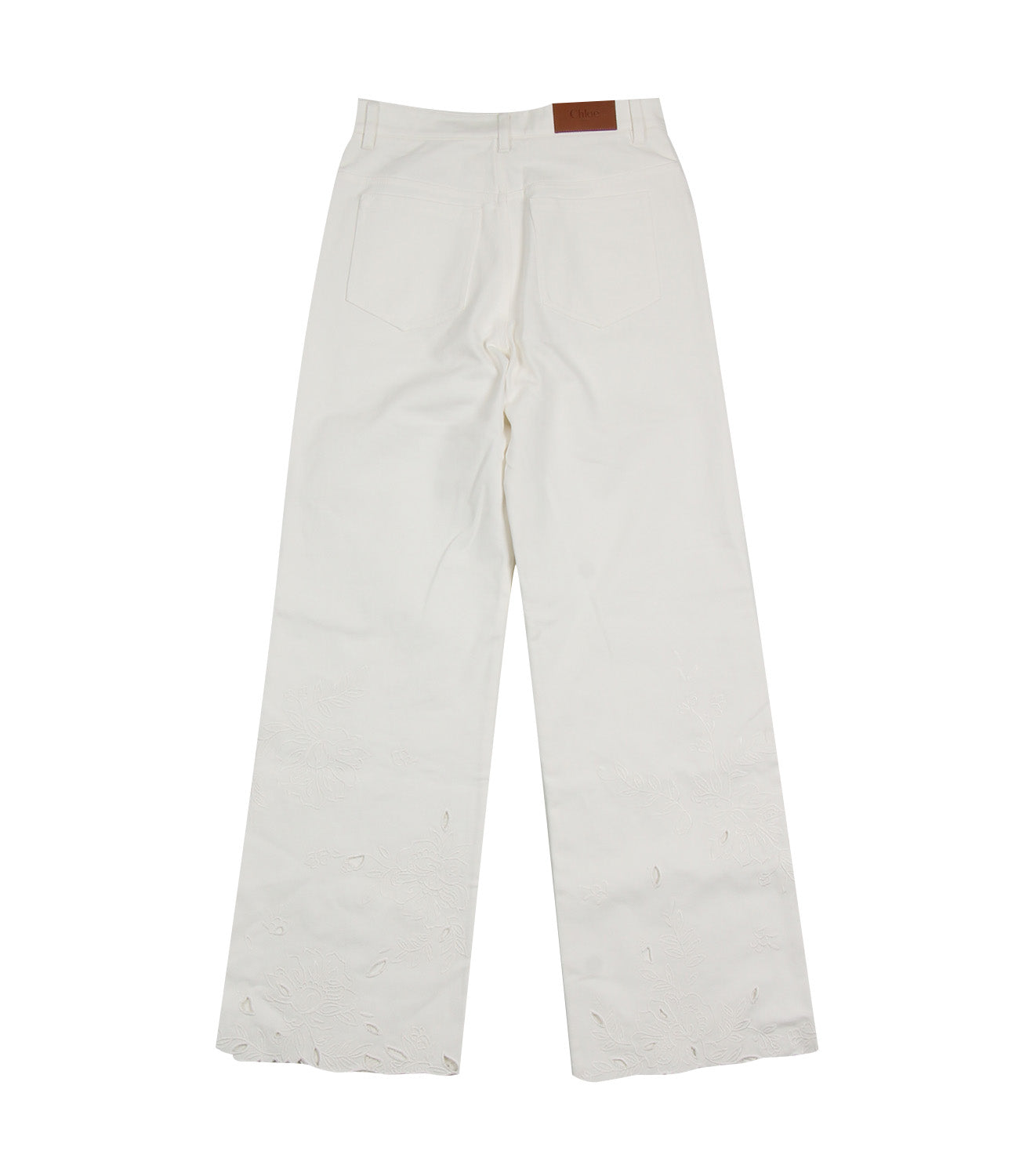 Chloè Kids | Pantalone Bianco sporco