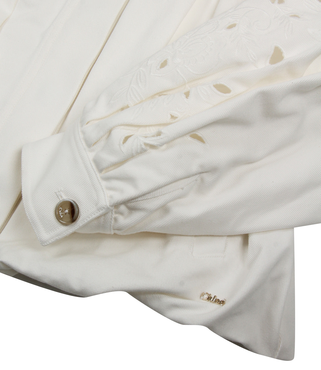 Chloè Kids | Giacca Bianco sporco