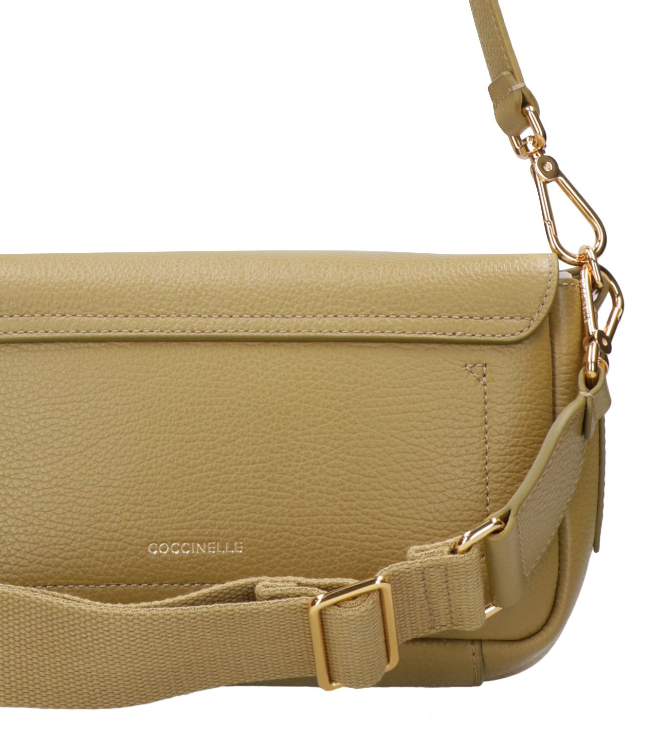 Coccinelle | Borsa a Spalla C-Me Lock Medium Pistacchio