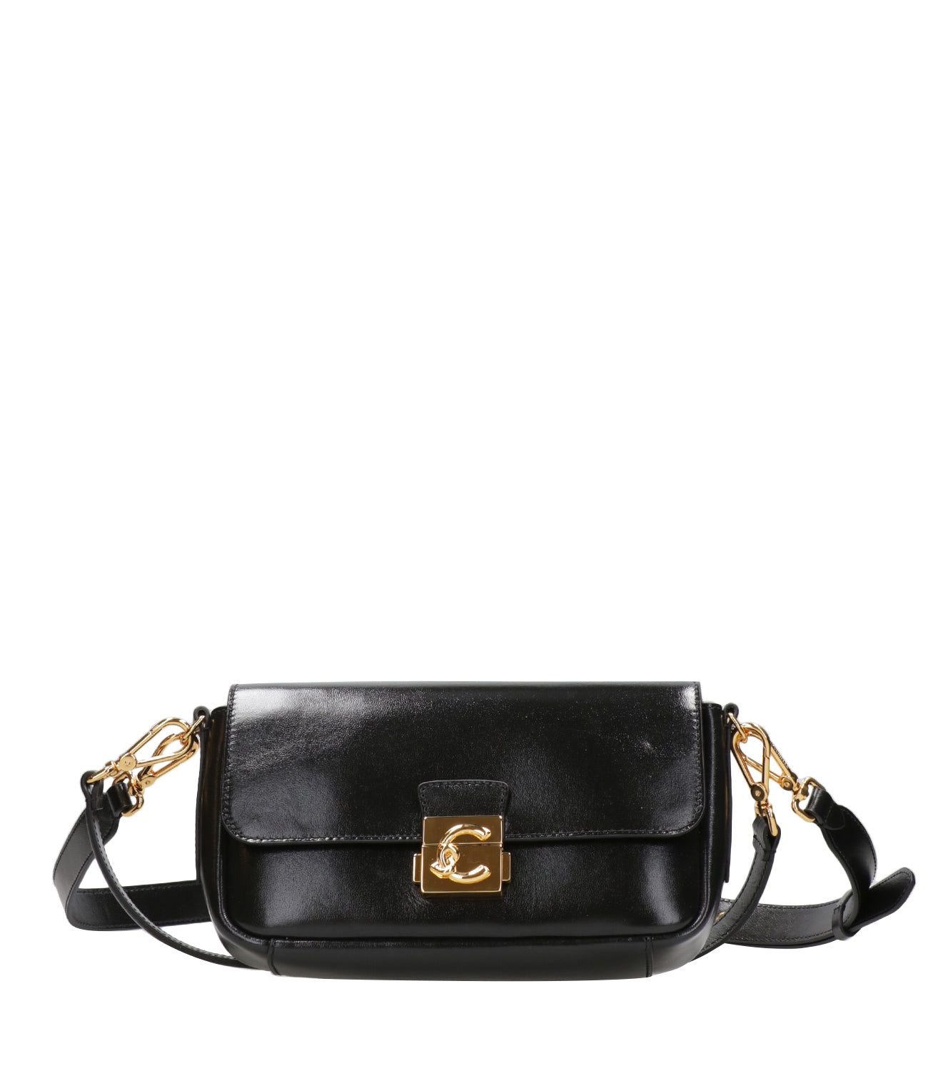 Coccinelle | Borsa a Spalla C-Me Lock Medium Nero