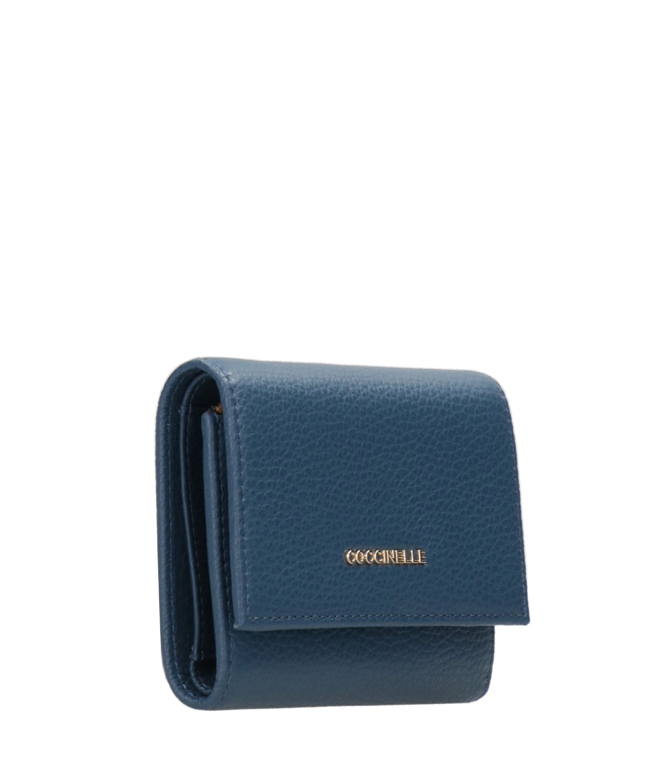 Coccinelle | Portafogli Metallic small Blu scuro