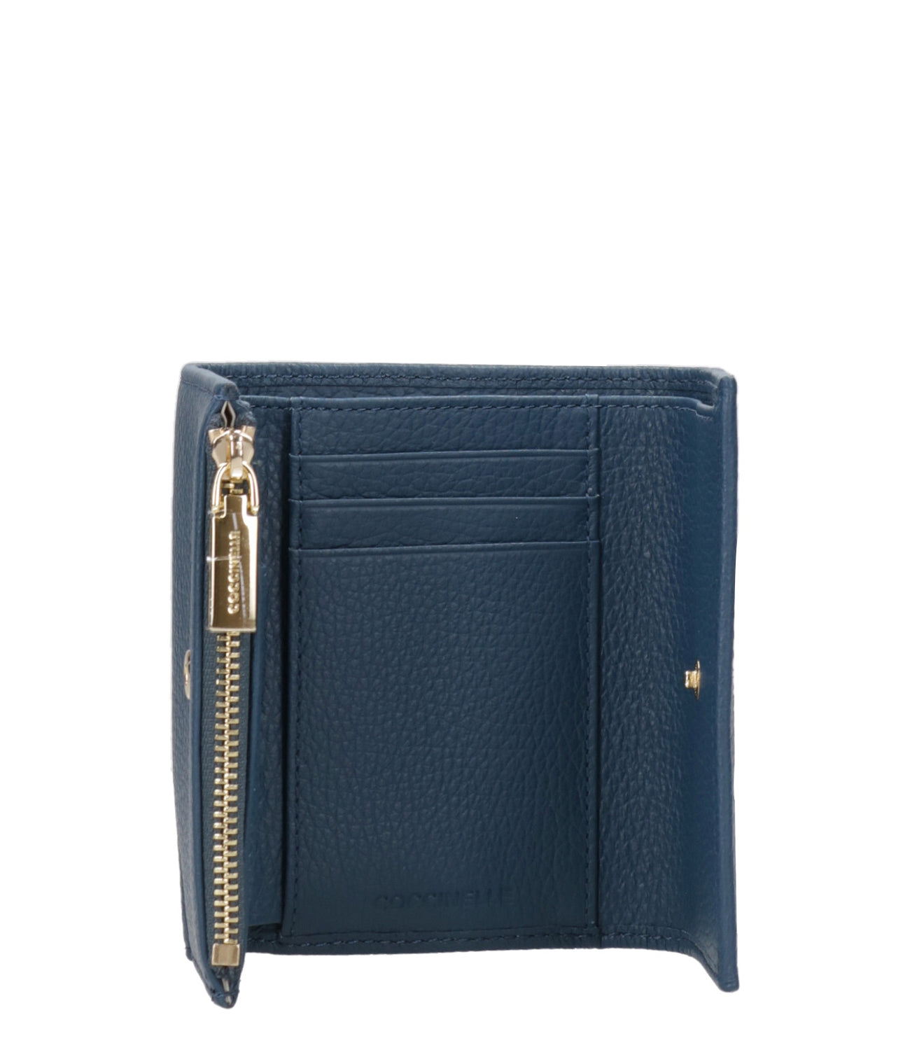 Coccinelle | Portafogli Metallic small Blu scuro