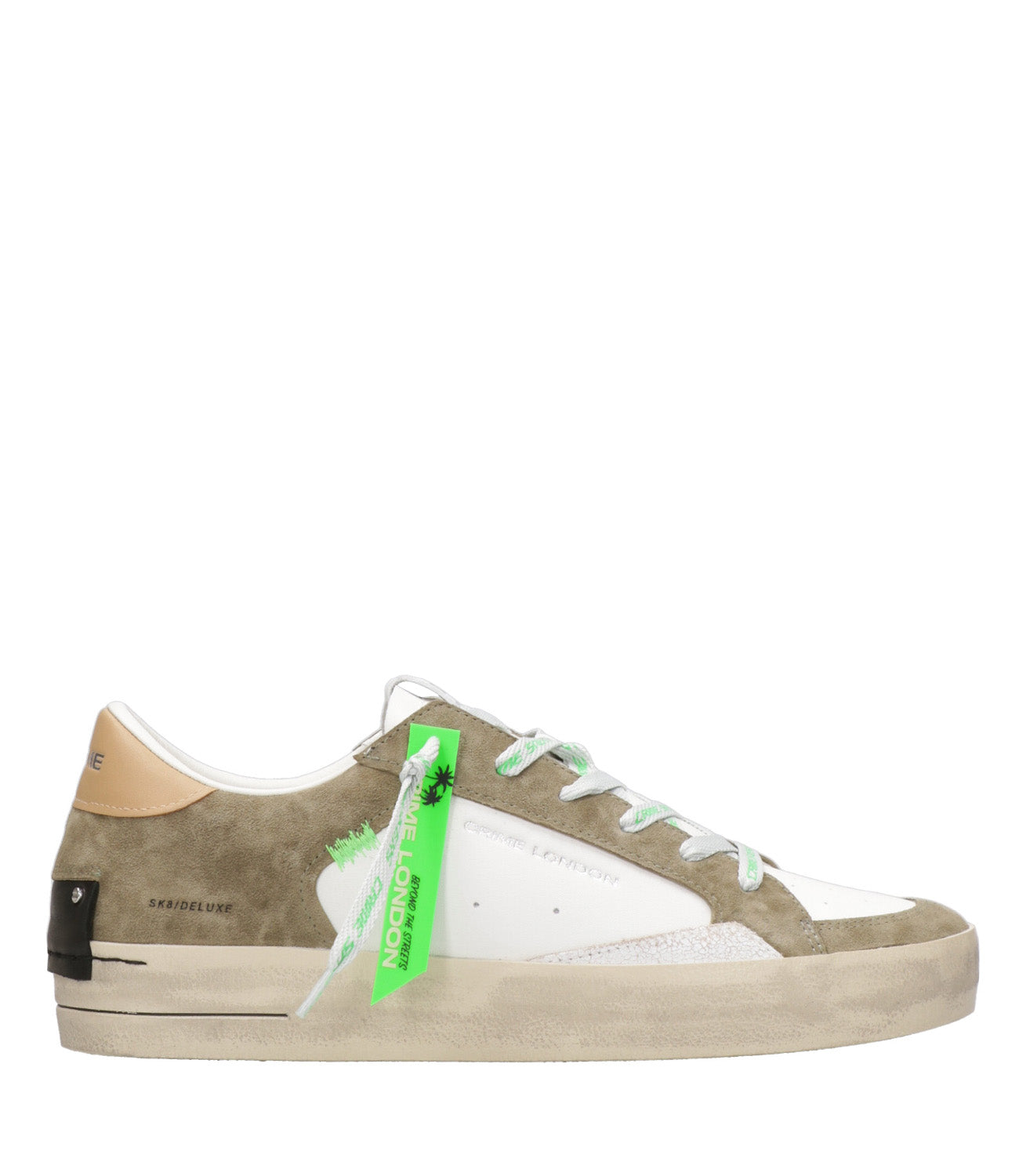Crime | Sneakers SK8 Deluxe Beige e Cammello