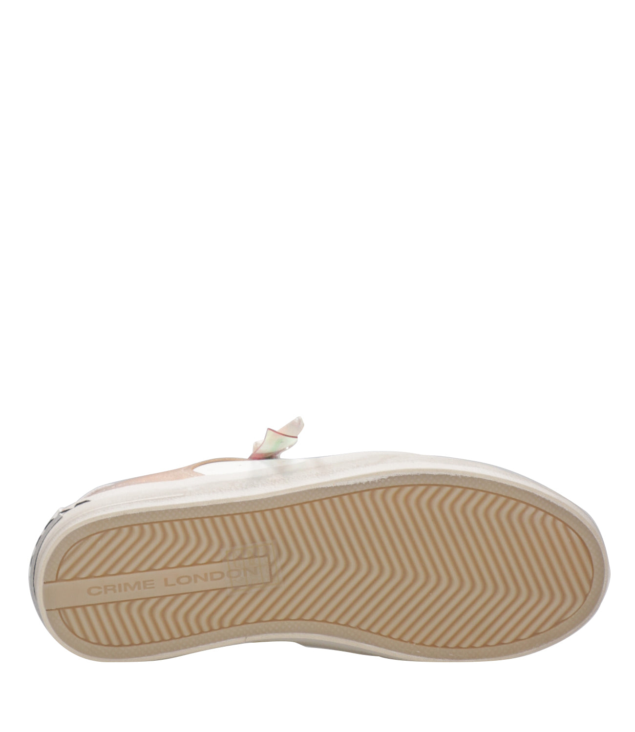 Crime | Sneakers SK8 Deluxe Bianco e Oro rosa