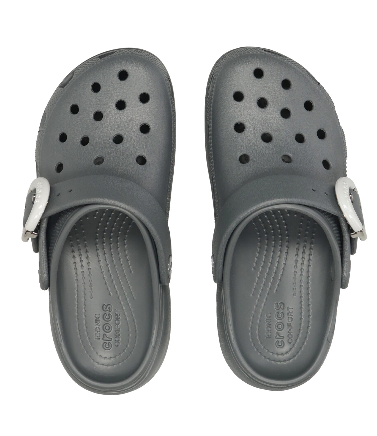 Crocs | Sabot Classic Platform Buckle Clog Carbone