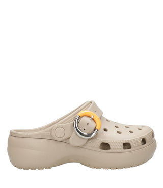 Crocs | Sabot Classic Platform Buckle Clog Nocciola