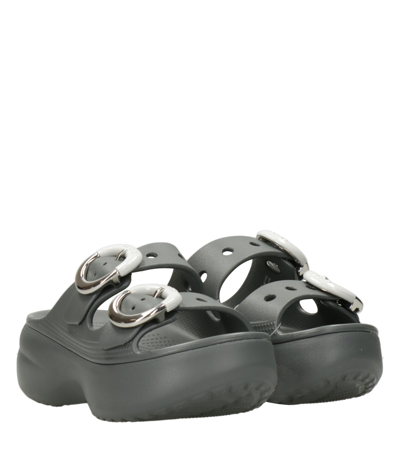Crocs | Sandalo Saturday Platform Dipped Buckle W Carbone