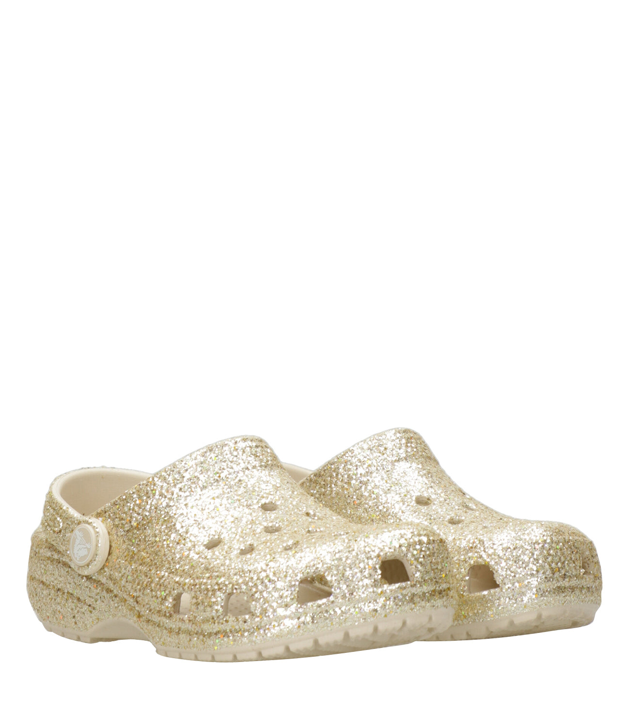 Crocs Kids | Sabot Classic Chunky Glitter Clog K Argento