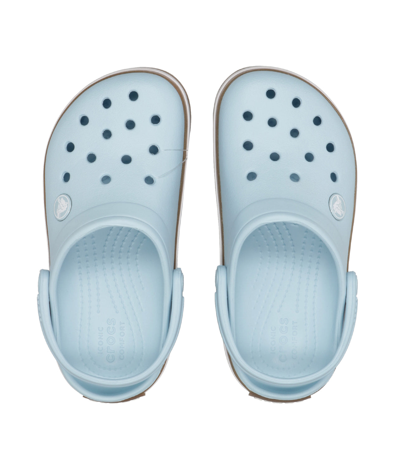 Crocs Kids | Sabot Crocband Gum Clog K Celeste medio