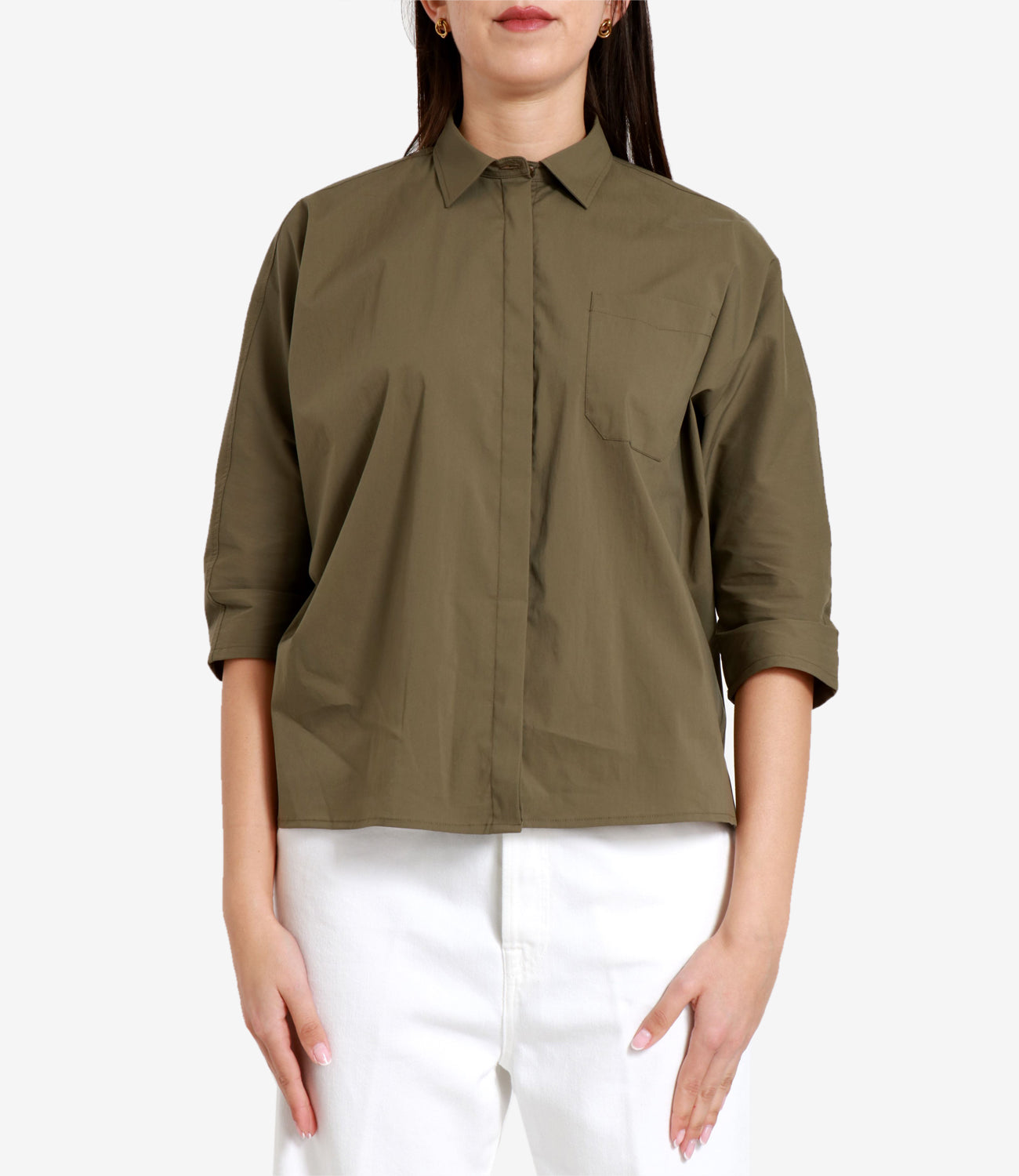 Cruna | Camicia Militare oliva
