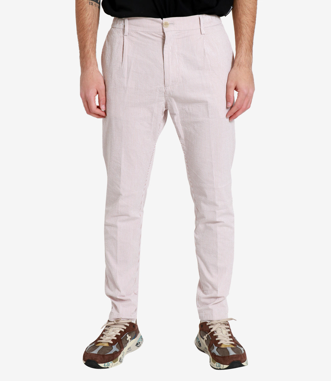 Cruna | Pantalone Panna Prugna