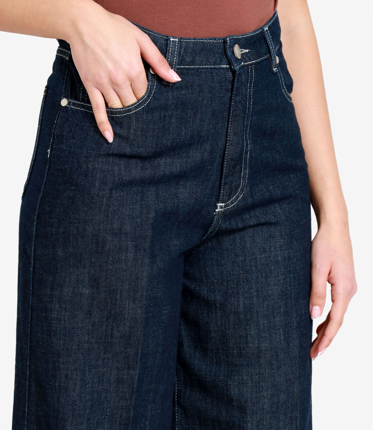 Cruna | Pantalone Denim scuro