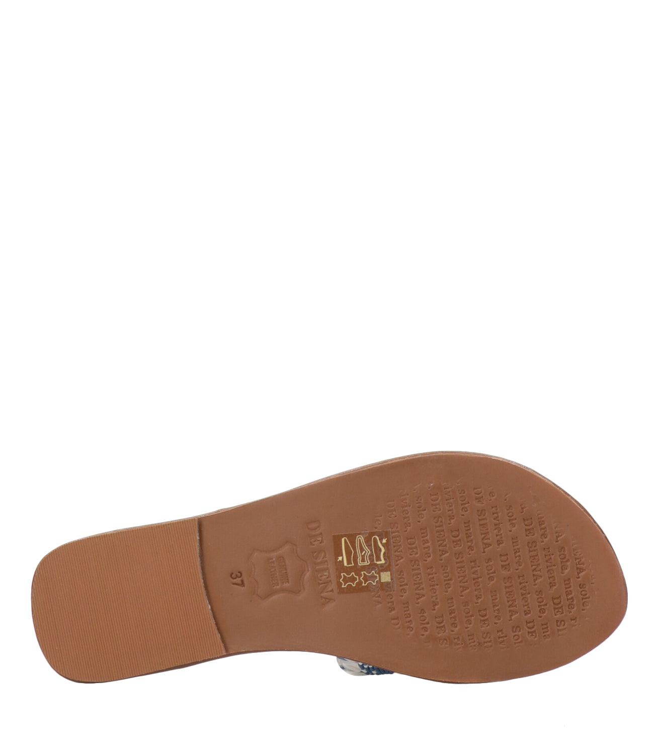 De Siena Shoes | Ciabatta Mykonos Azzurro
