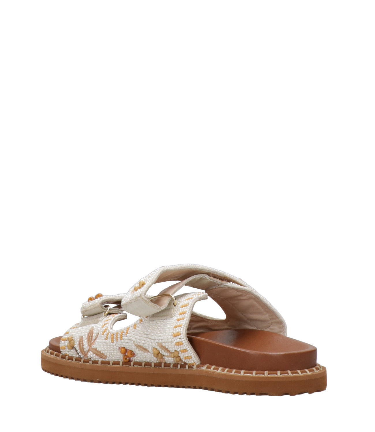 De Siena Shoes | Ciabatta Noreen Bianco Ocra