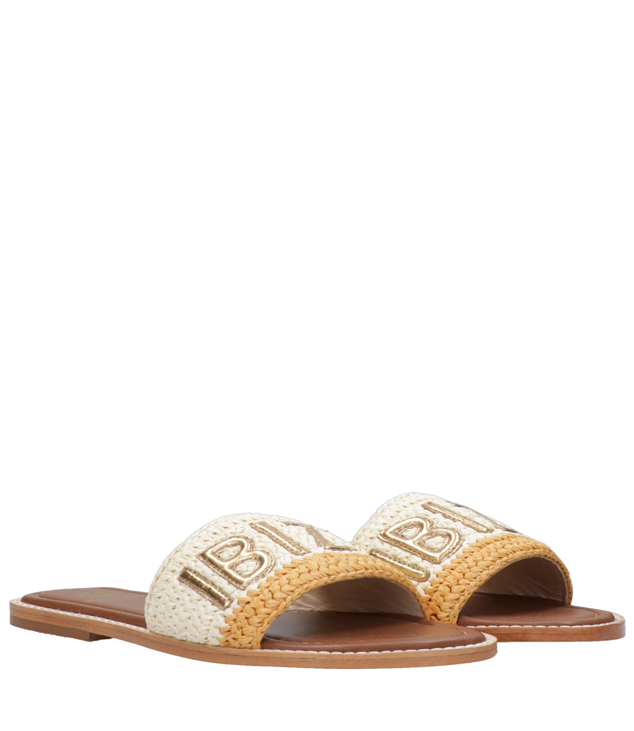 De Siena Shoes | Ciabatta Ibiza Bianco Oro