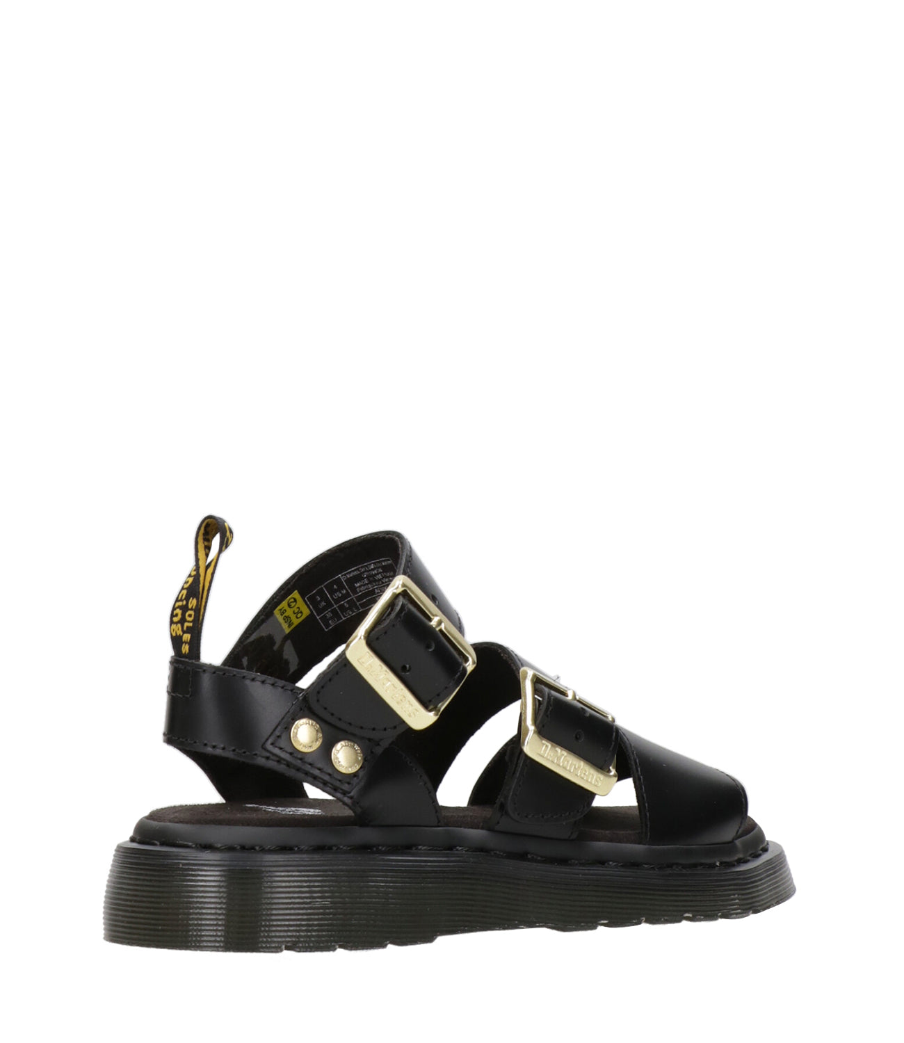 Dr Martens | Sandalo Gryphon Black Atlas Nero
