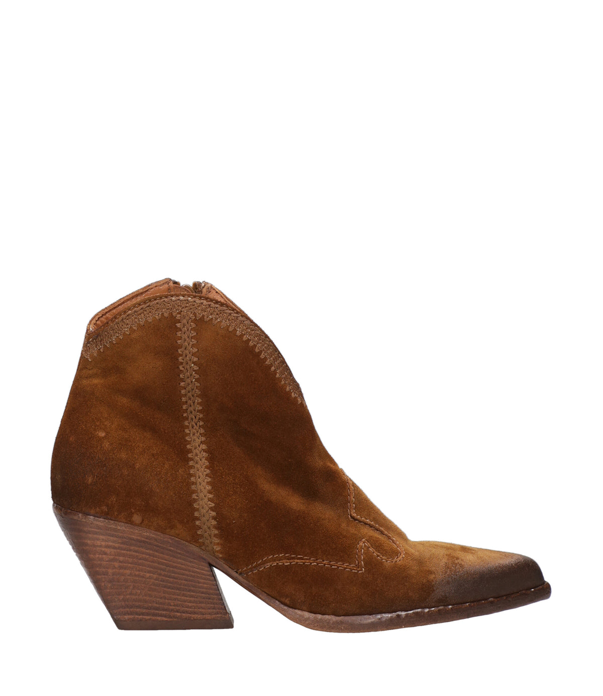 Elena Iachi Elena Iachi | Cognac Ankle Boot E4735 | Carmenboutique.it